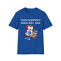 Tech Support DADBot Design - Unisex Softstyle T-Shirt