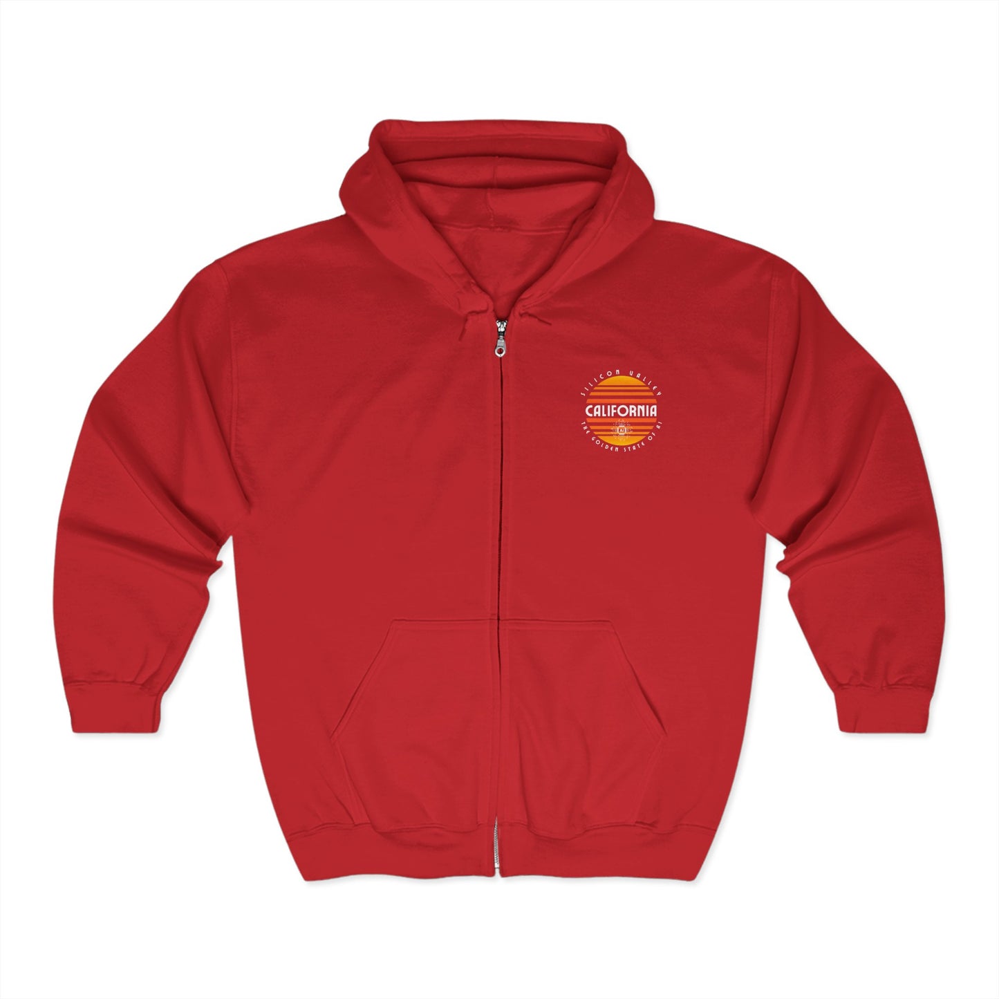 Silicon Valley CA The Golden State of AI Hoodie Sweatshirt