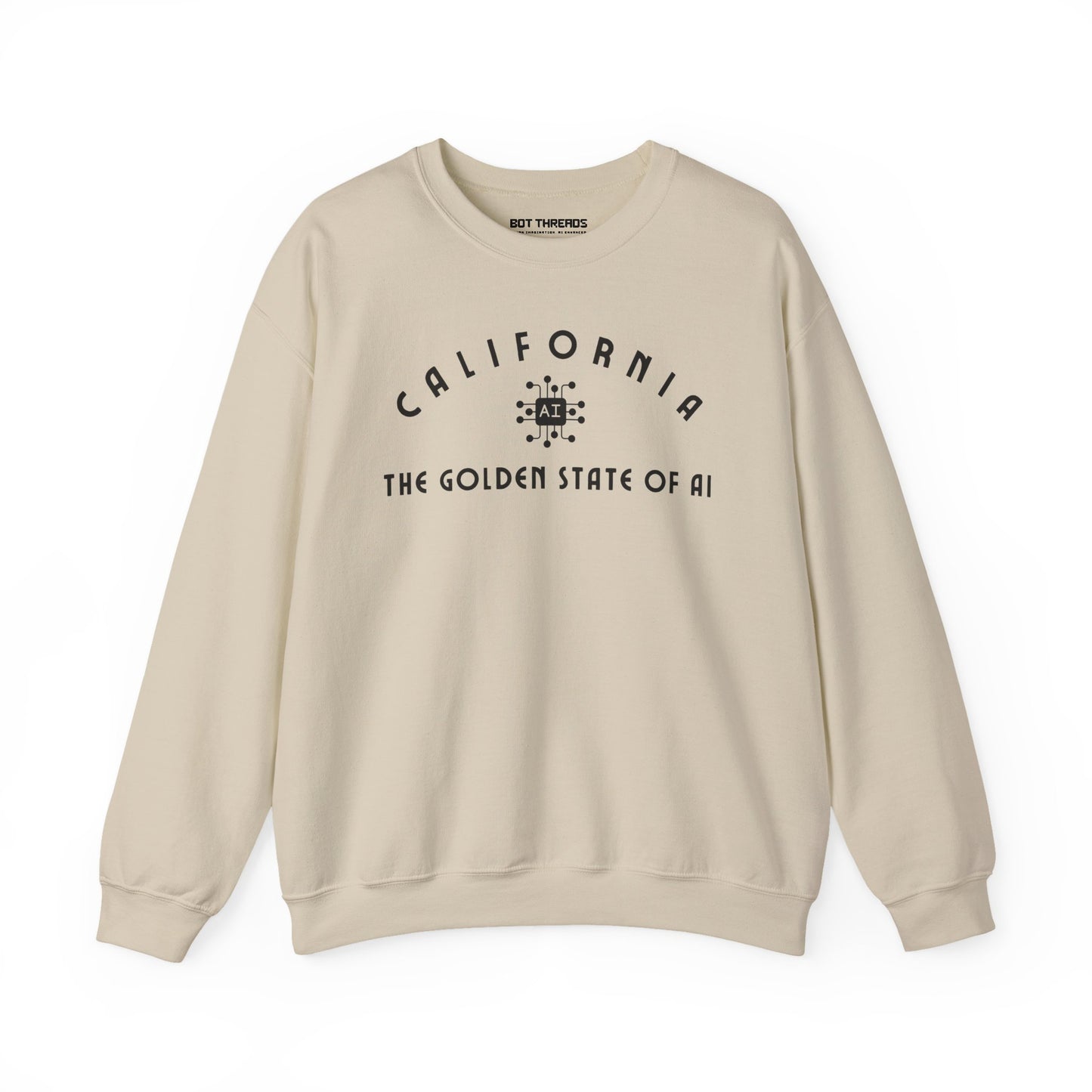 California The Golden State of AI - Crewneck Sweatshirt