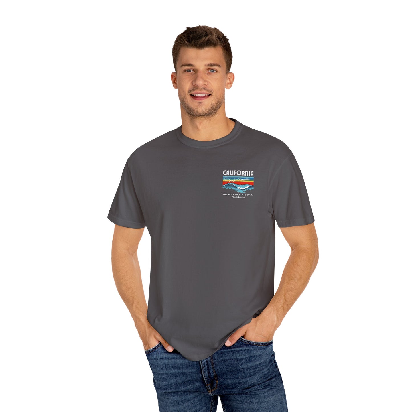 Catch the Wave CA The Golden State of AI - Unisex Tee