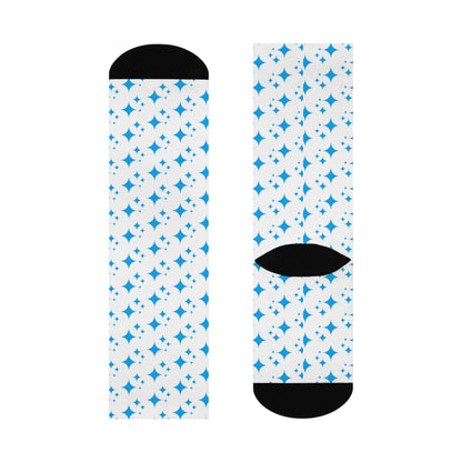 Crew Socks - Stylish Cushioned AI Star Symbol Design