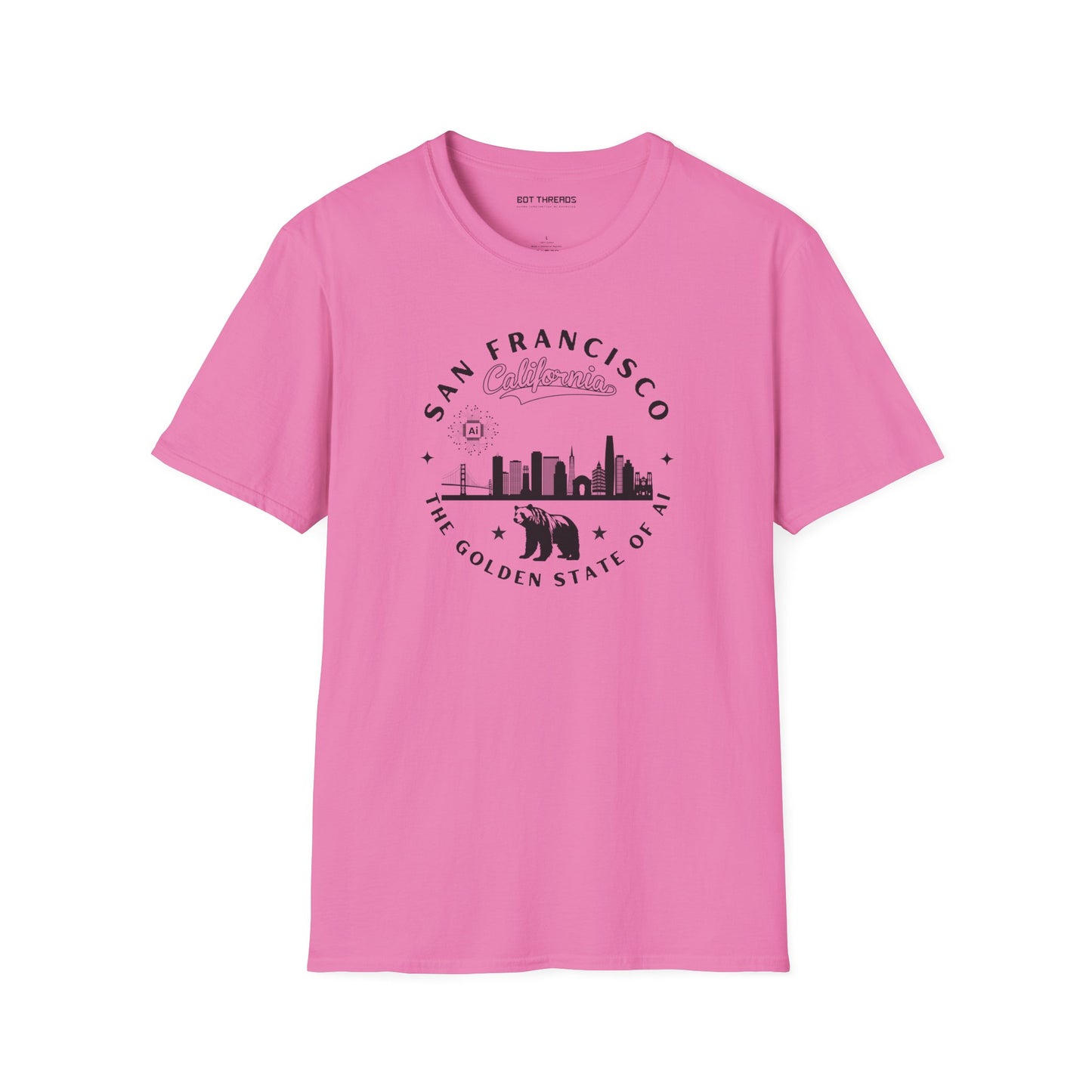 San Francisco CA The Golden State of AI - Unisex Softstyle Tee