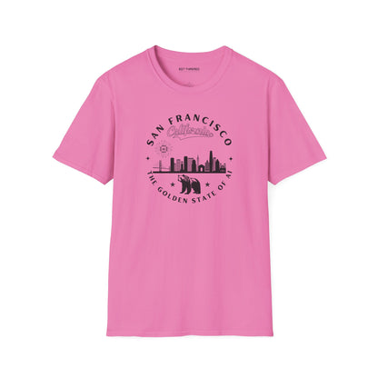 San Francisco CA The Golden State of AI - Unisex Softstyle Tee
