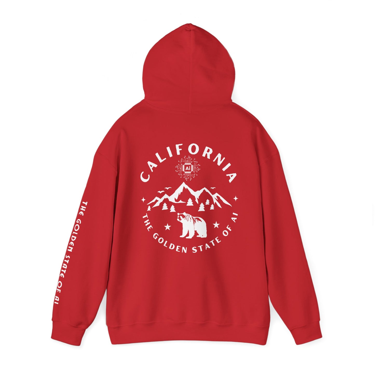California The Golden State of AI - Unisex Hoodie
