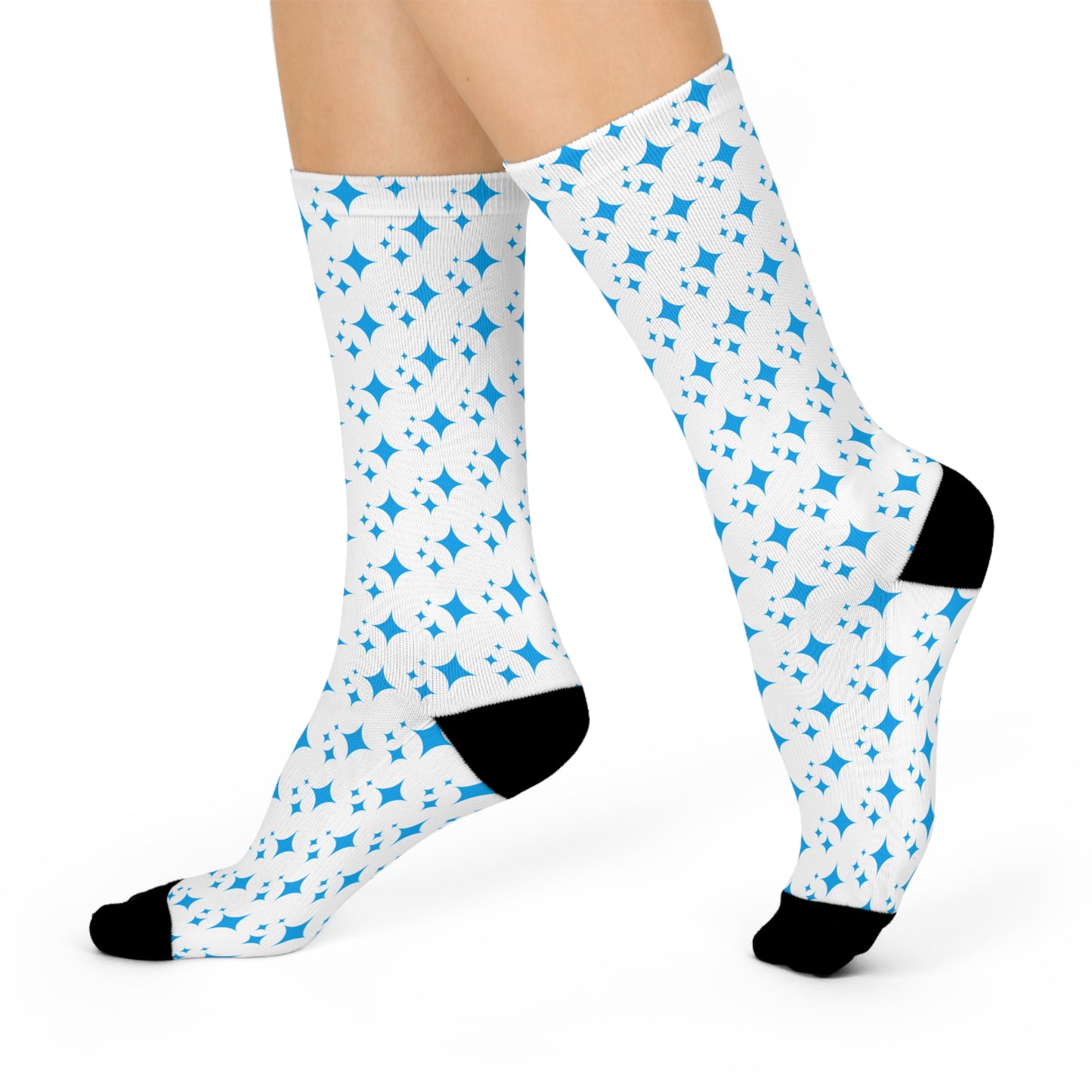 Crew Socks - Stylish Cushioned AI Star Symbol Design