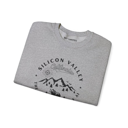 Silicon Valley CA The Golden State of AI - Crewneck Unisex Sweatshirt