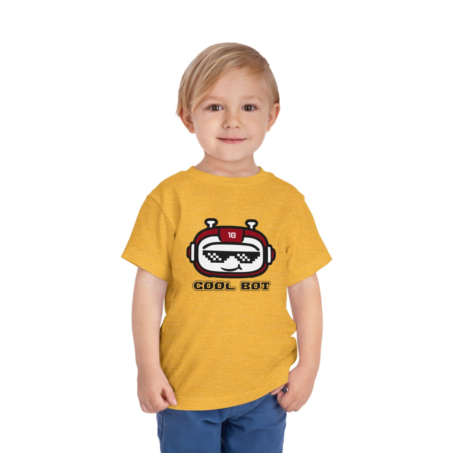 Cool Bot Toddler Short Sleeve Tee - Fun & Stylish Kids Tee for Playtime