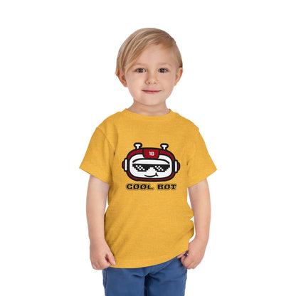 Cool Bot Toddler Short Sleeve Tee - Fun & Stylish Kids Tee for Playtime