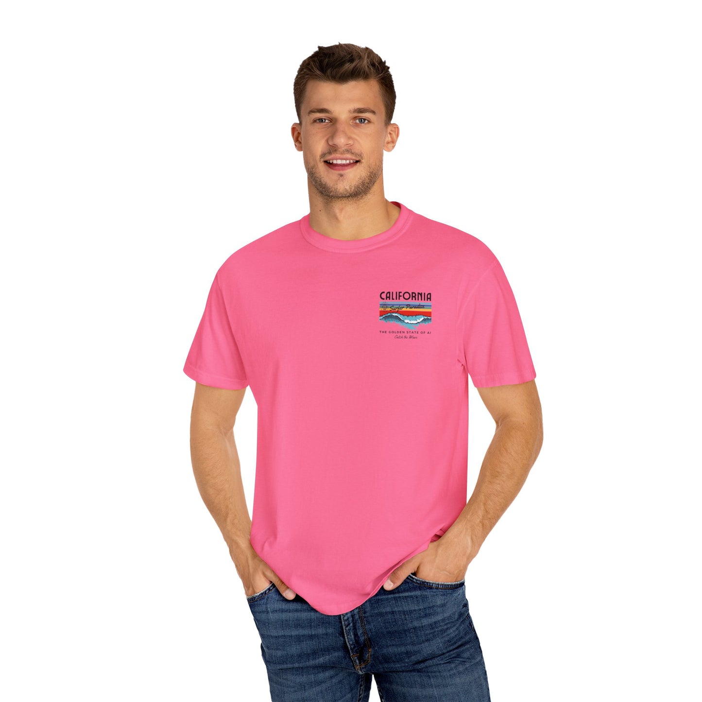 Catch the Wave CA The Golden State of AI - Unisex Tee