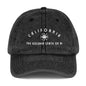 California Golden State of AI Vintage Cap - Embroidered Adjustable Baseball Hat