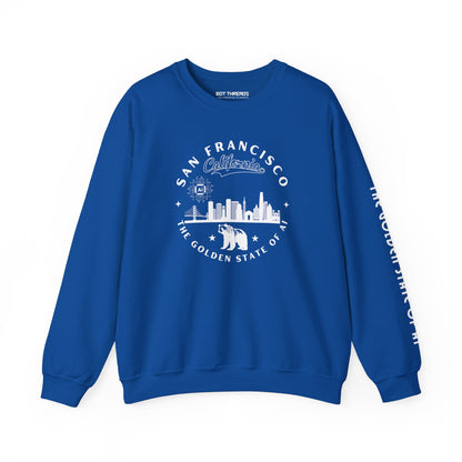 San Francisco CA The Golden State of AI - Crewneck Unisex Sweatshirt