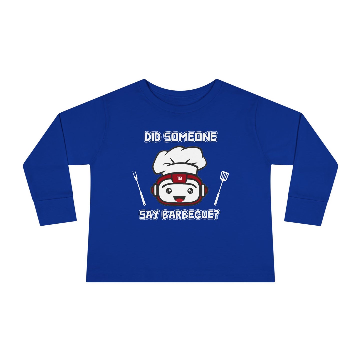 Toddler Long Sleeve Tee - BBQ Time Fun