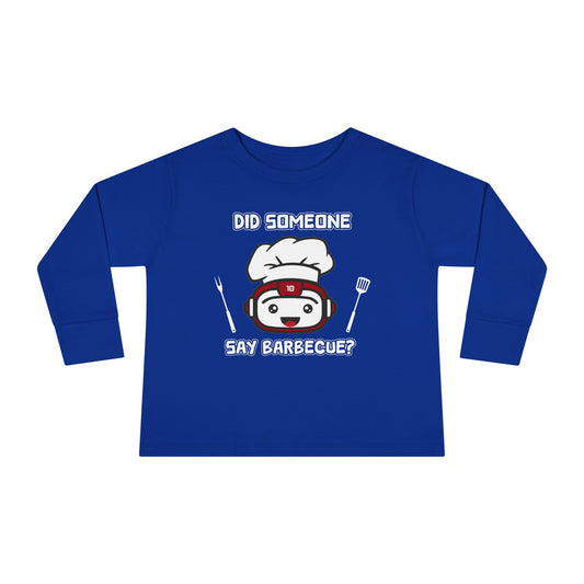 Toddler Long Sleeve Tee - BBQ Time Fun