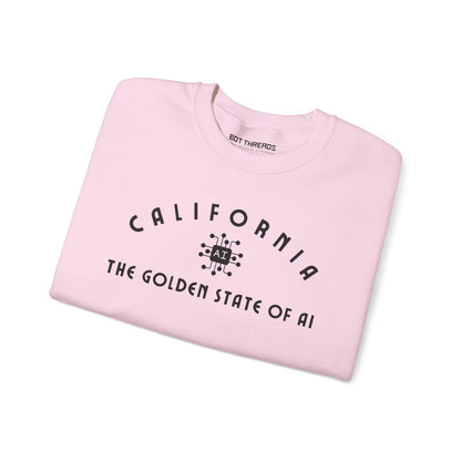 California The Golden State of AI - Crewneck Sweatshirt