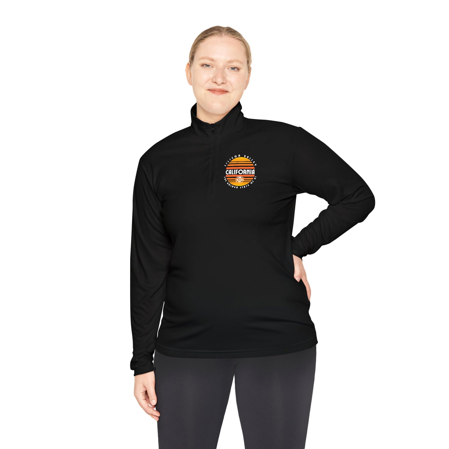 Silicon Valley CA The Golden State of AI - Quarter-Zip Unisex Pullover