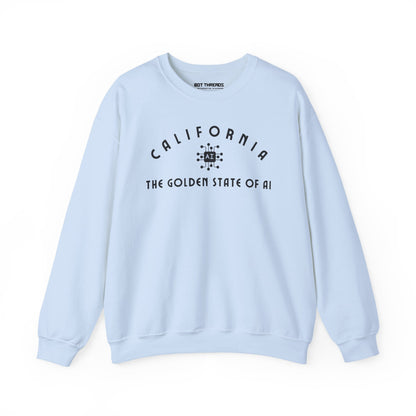California The Golden State of AI - Crewneck Sweatshirt