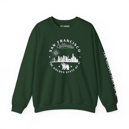 San Francisco CA The Golden State of AI - Crewneck Unisex Sweatshirt