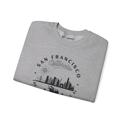 San Francisco CA The Golden State of AI - Crewneck Unisex Sweatshirt