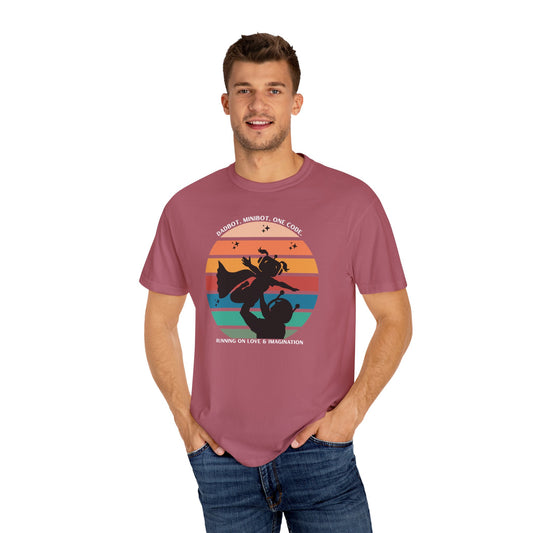 DadBot. MiniBot (girl). One Code.  Unisex T-shirt