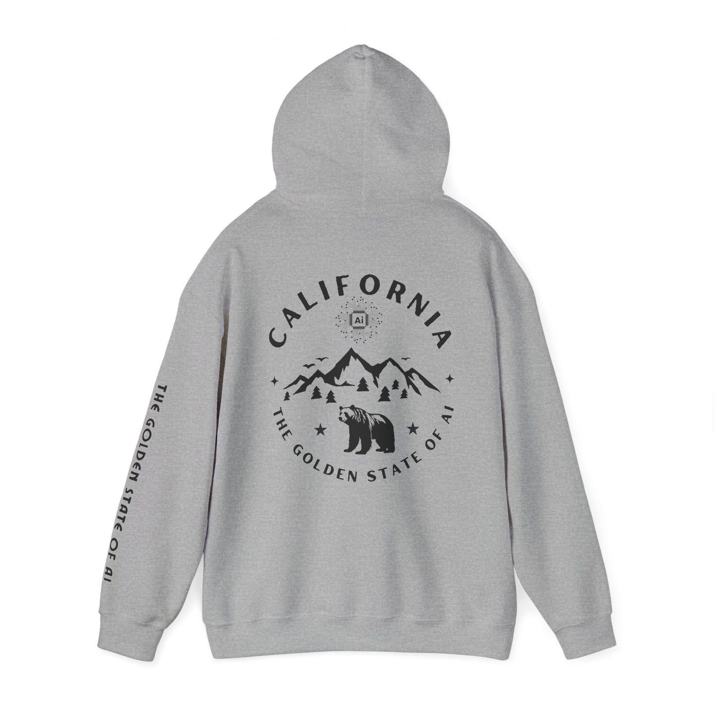 California The Golden State of AI - Unisex Hoodie