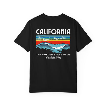 Catch the Wave CA The Golden State of AI - Unisex Tee