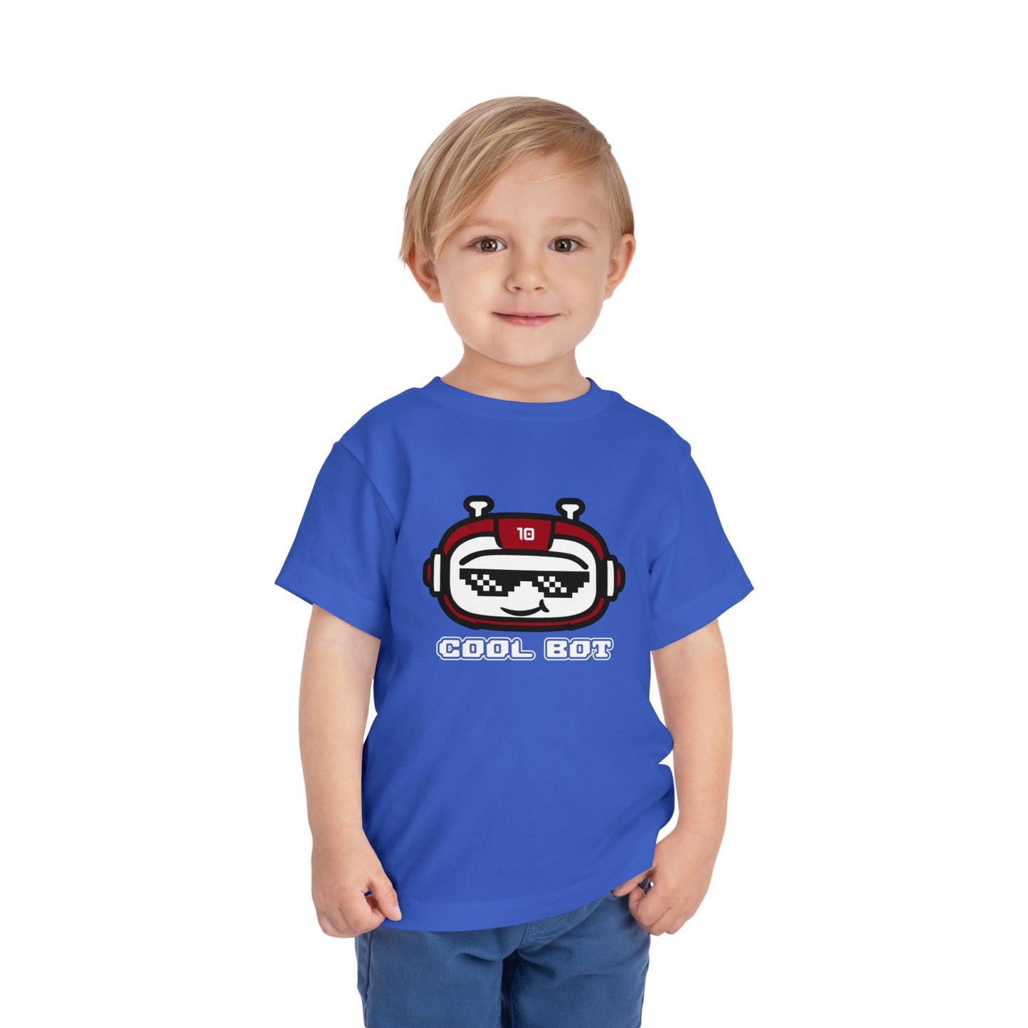 Cool Bot Toddler Short Sleeve Tee - Fun & Stylish Kids Tee for Playtime
