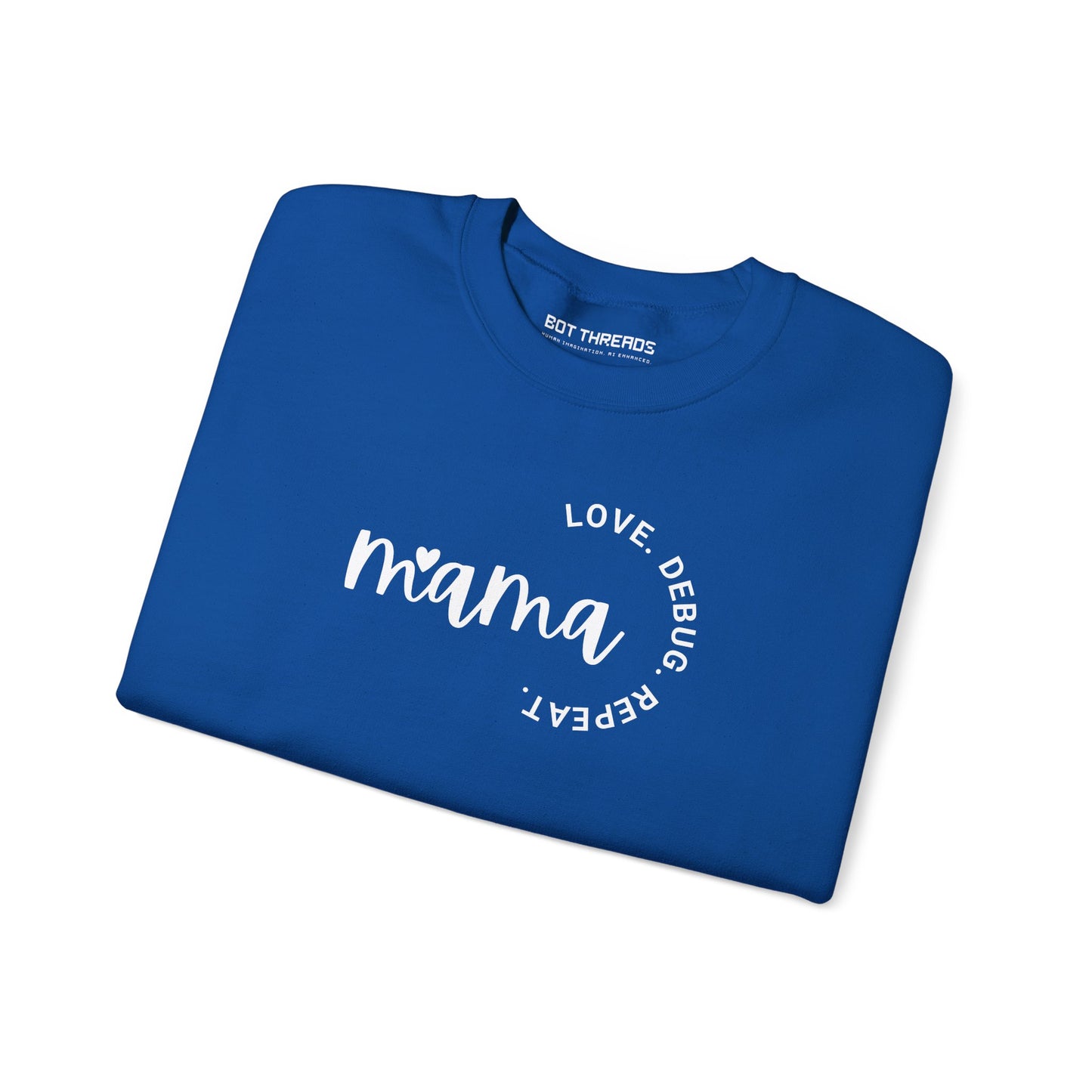 Love. Debug. Repeat. - Cozy Crewneck Sweatshirt