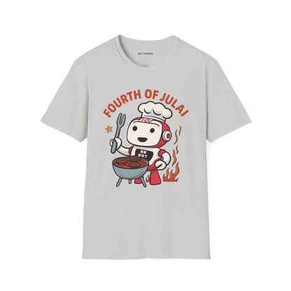 Fourth of July AI Tech Unisex T-Shirt