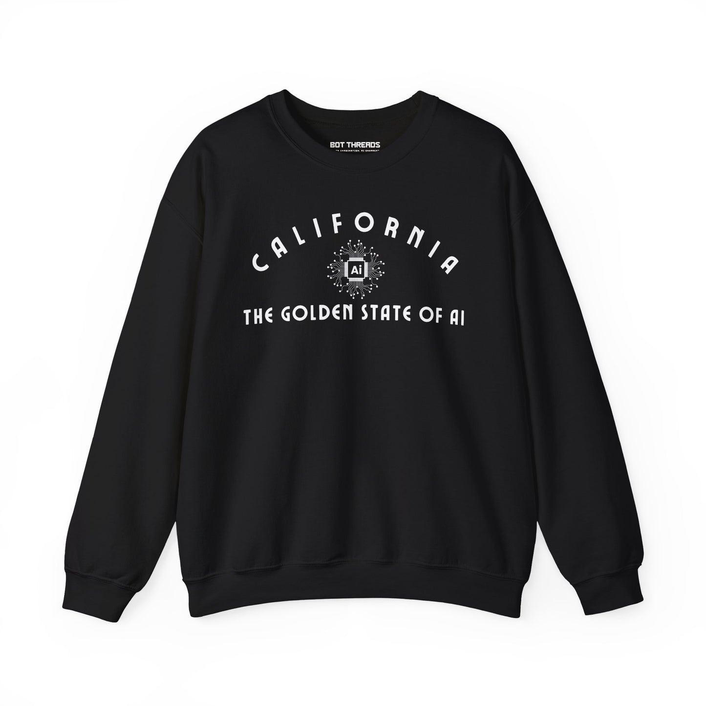 California The Golden State of AI - Crewneck Sweatshirt