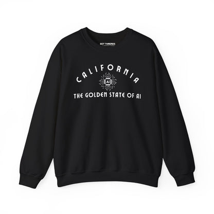 California The Golden State of AI - Crewneck Sweatshirt