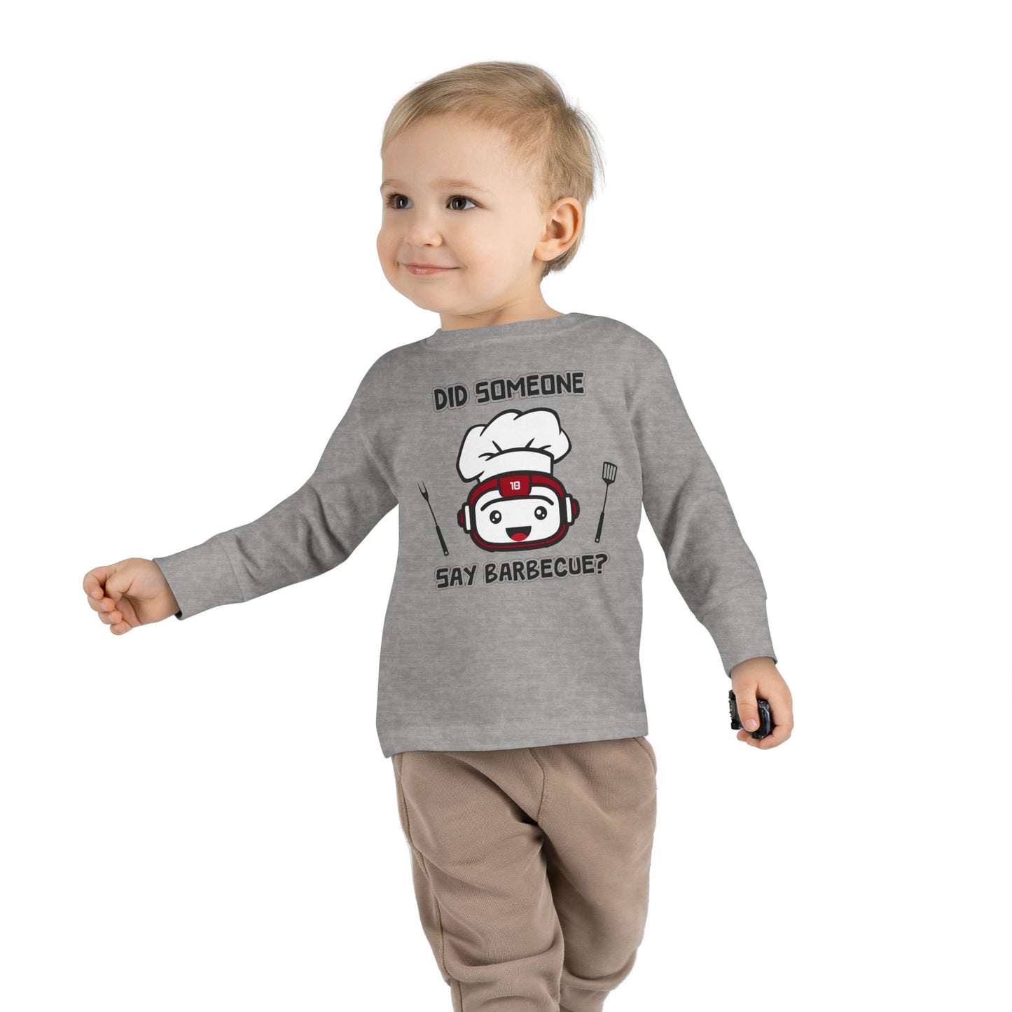 Toddler Long Sleeve Tee - BBQ Time Fun