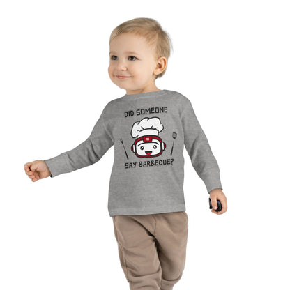 Toddler Long Sleeve Tee - BBQ Time Fun
