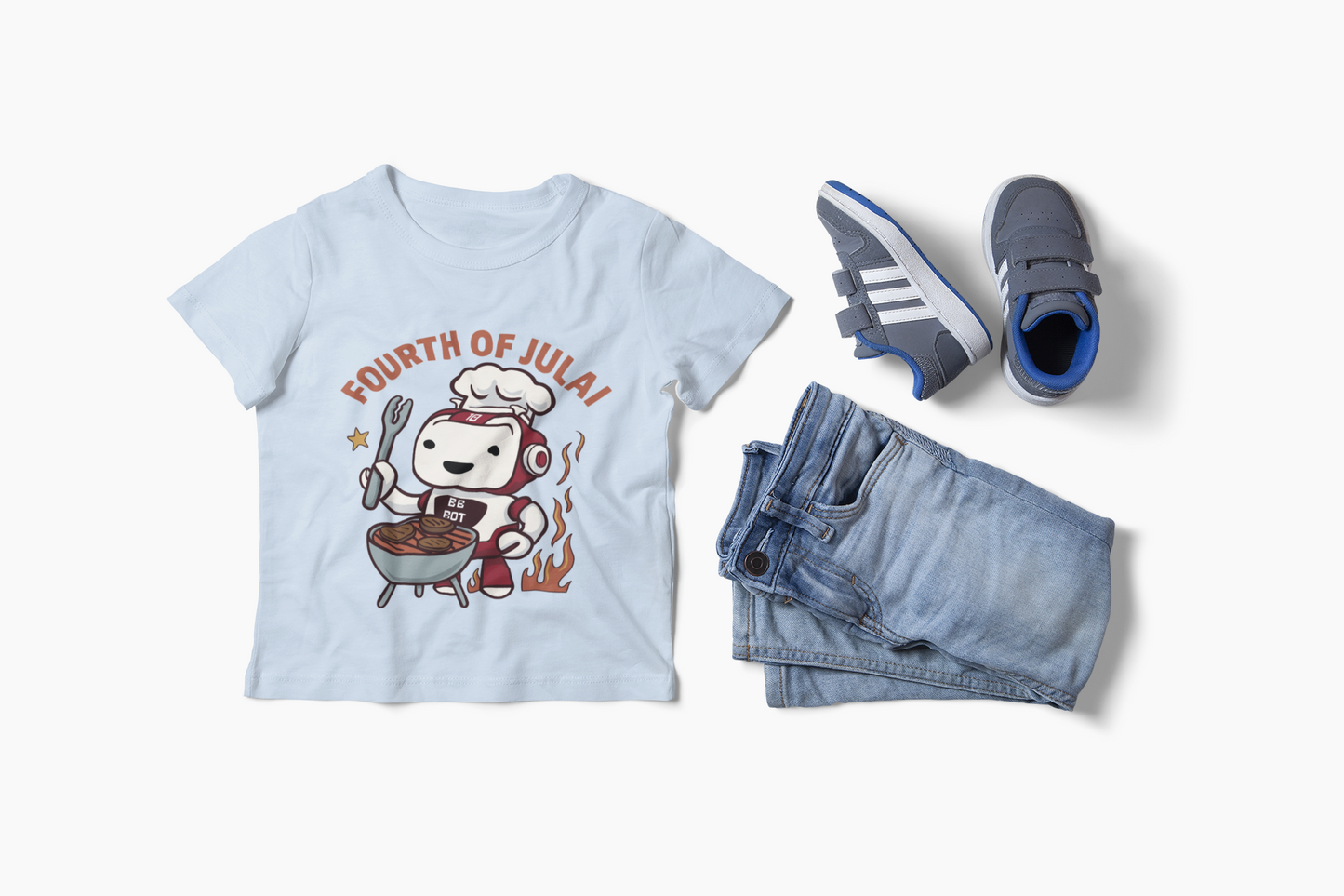 Fourth of July Toddler Tee - Fourth of JulAI
