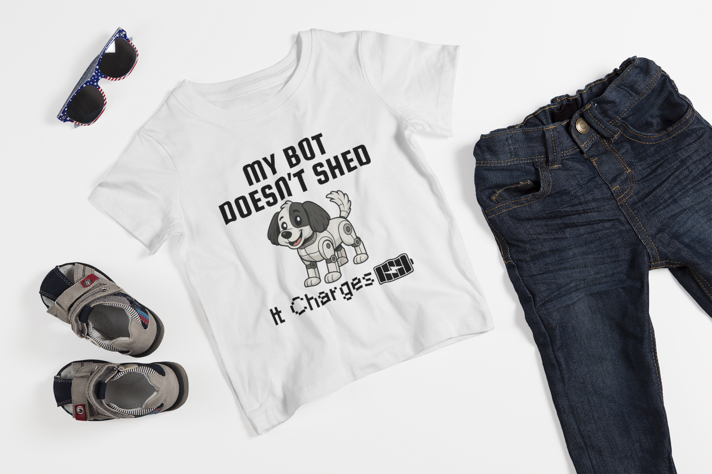 My Bot Doesn't Shed - Toddler Tee