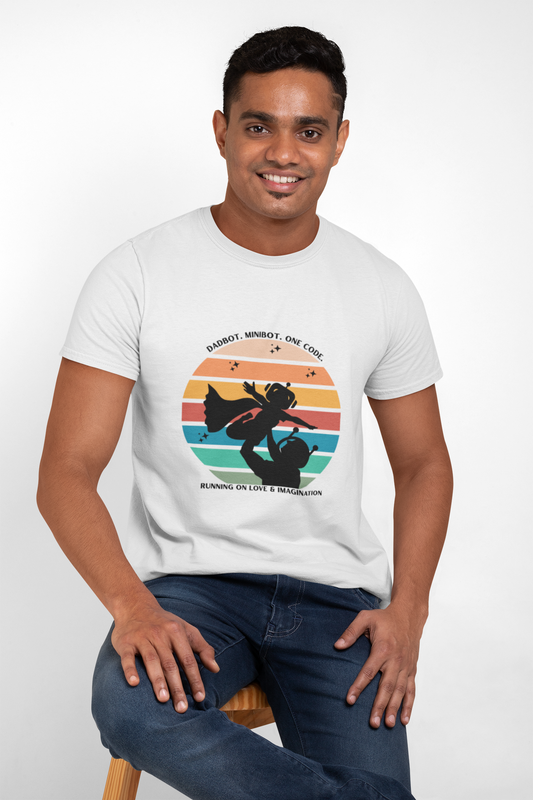 DadBot. MiniBot (boy). One Code.  Unisex T-shirt