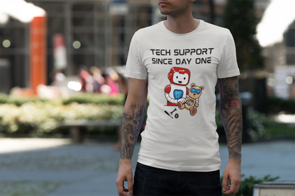 Tech Support DADBot Design - Unisex Softstyle T-Shirt