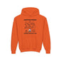 Camping Robot Youth Hooded Sweatshirt