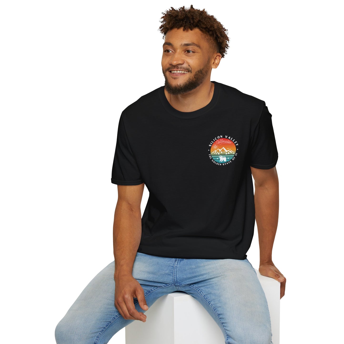 Silicon Valley CA The Golden State of AI Unisex T-Shirt