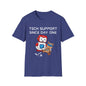 Tech Support DADBot Design - Unisex Softstyle T-Shirt
