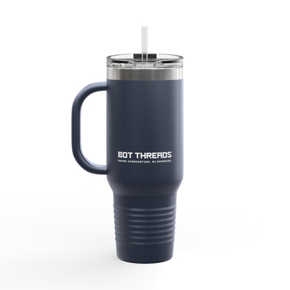 Catch the Wave CAThe Golden State of AI - Insulated Travel Mug 40oz with Straw
