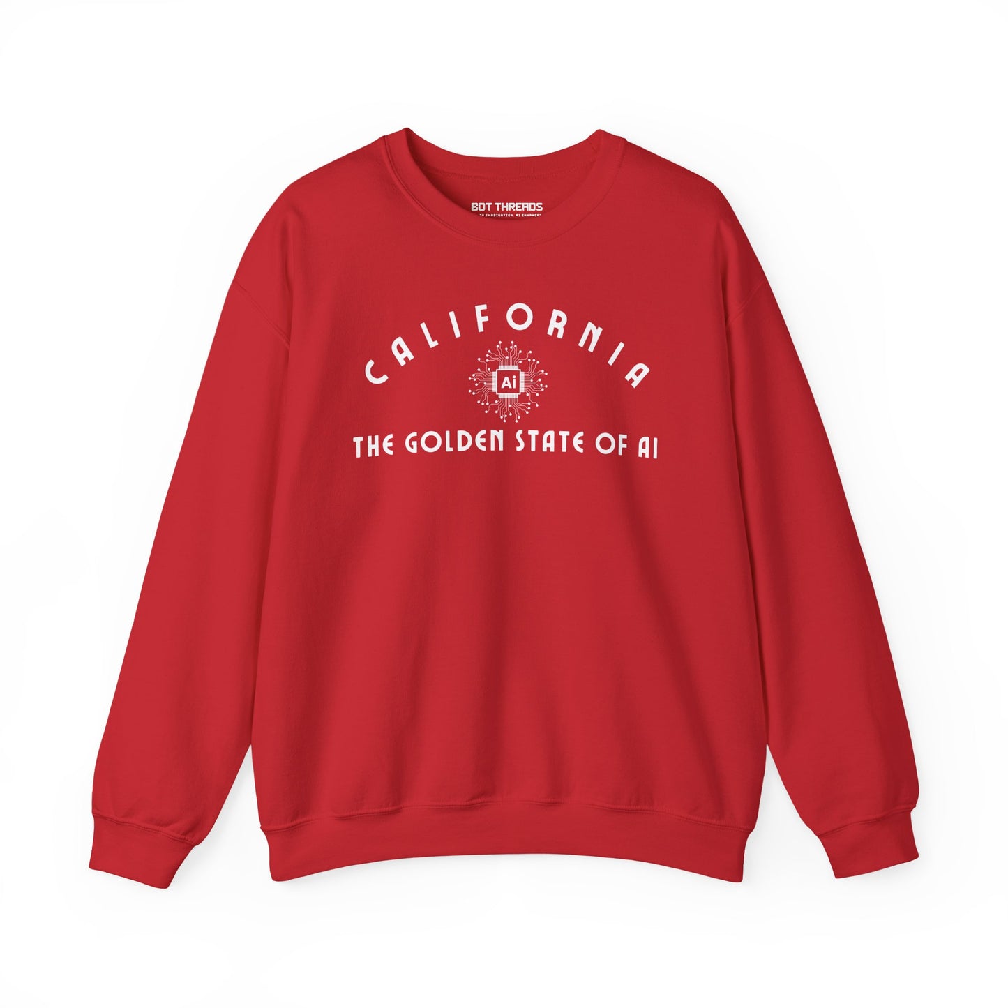 California The Golden State of AI - Crewneck Sweatshirt