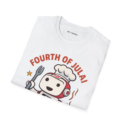 Fourth of July AI Tech Unisex T-Shirt