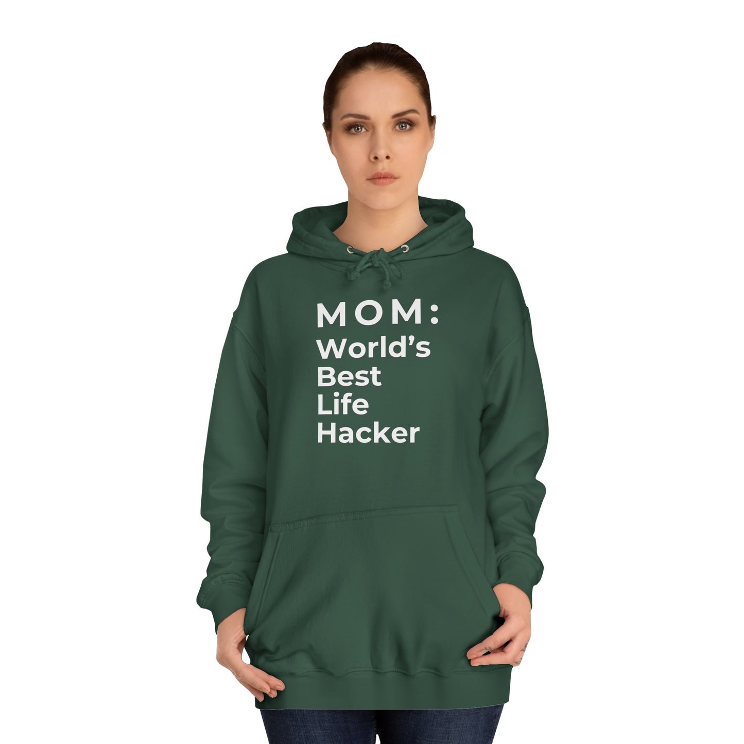MOM: World's Best Life Hacker - Stylish Hoodie