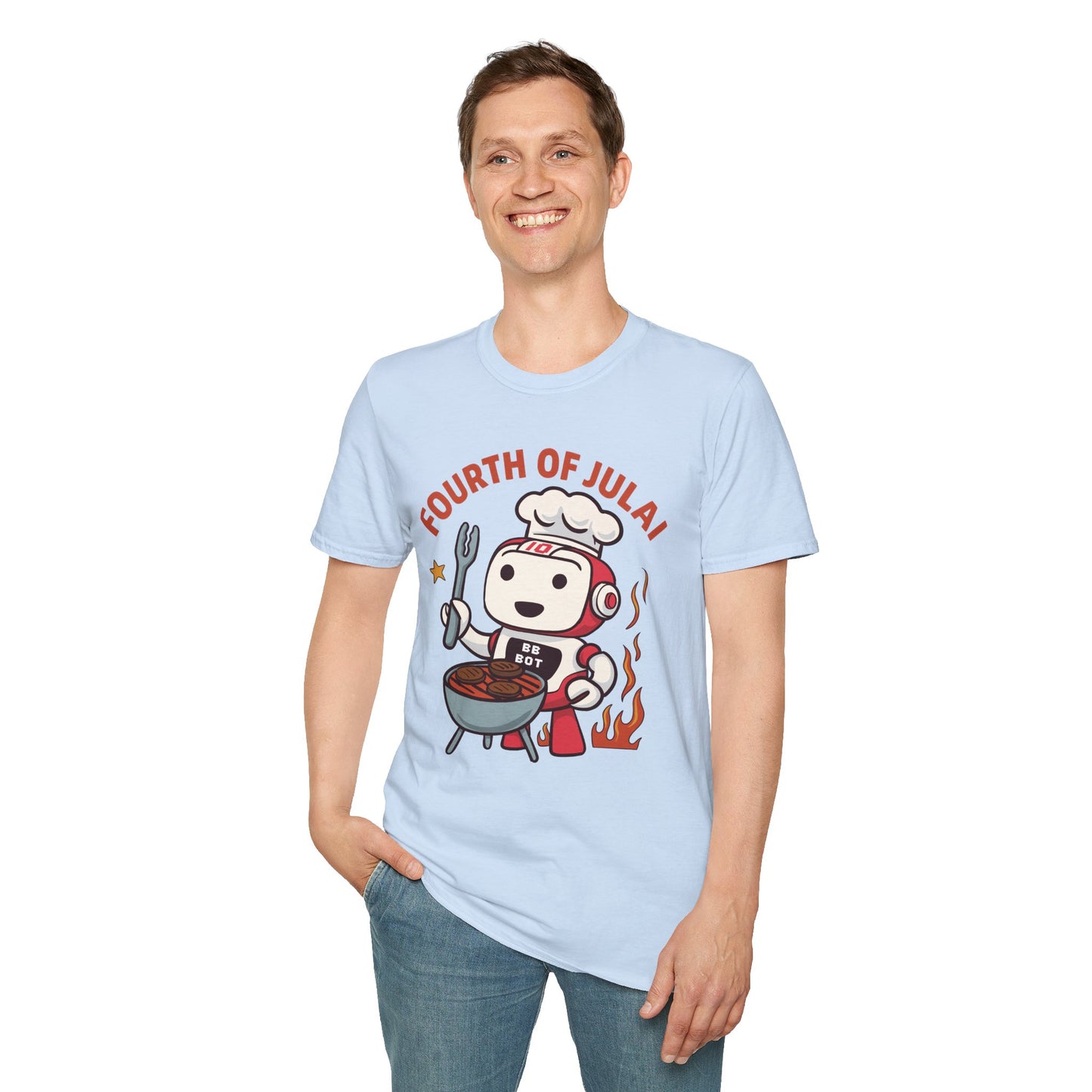 Fourth of July AI Tech Unisex T-Shirt