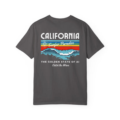 Catch the Wave CA The Golden State of AI - Unisex Tee