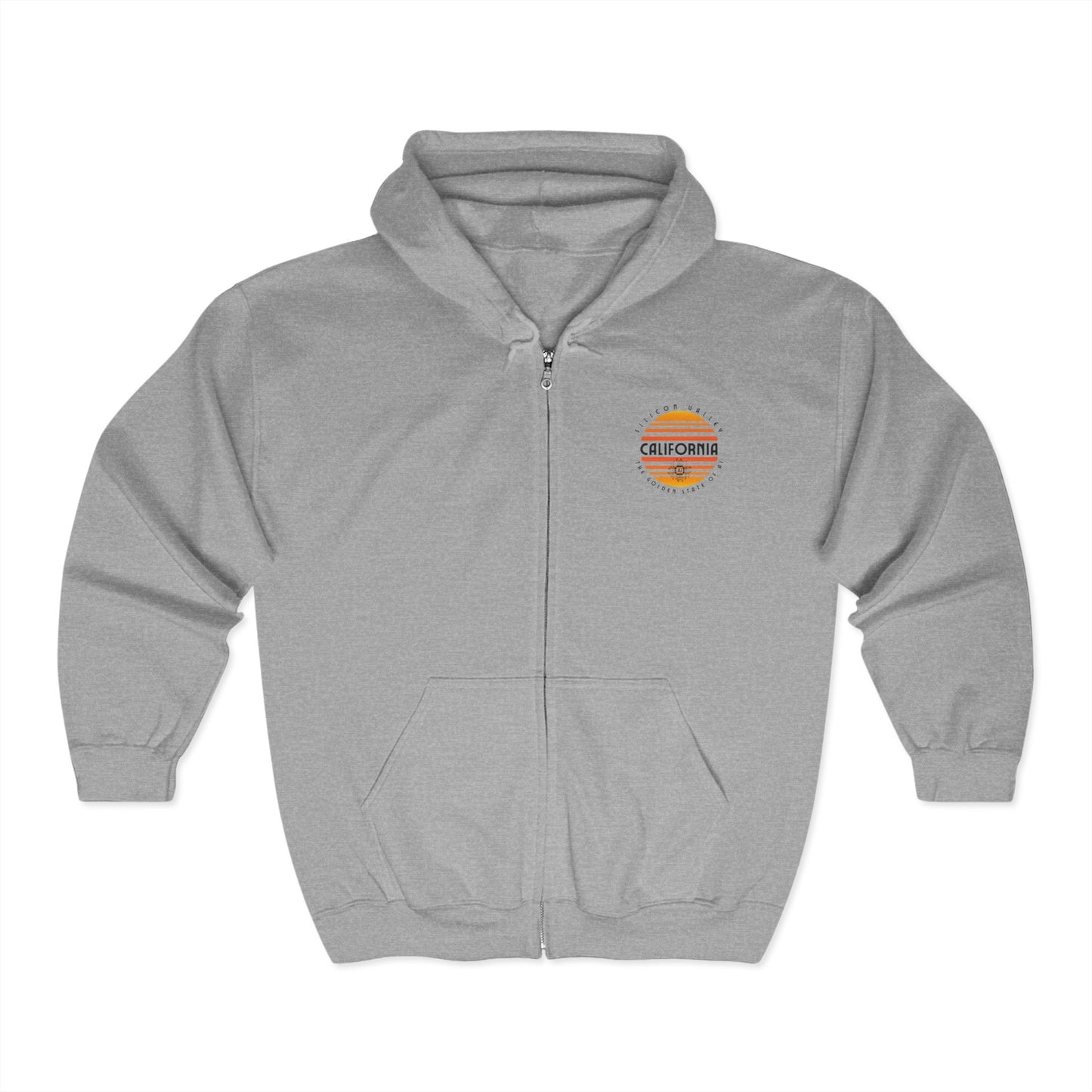 Silicon Valley CA The Golden State of AI Hoodie Sweatshirt