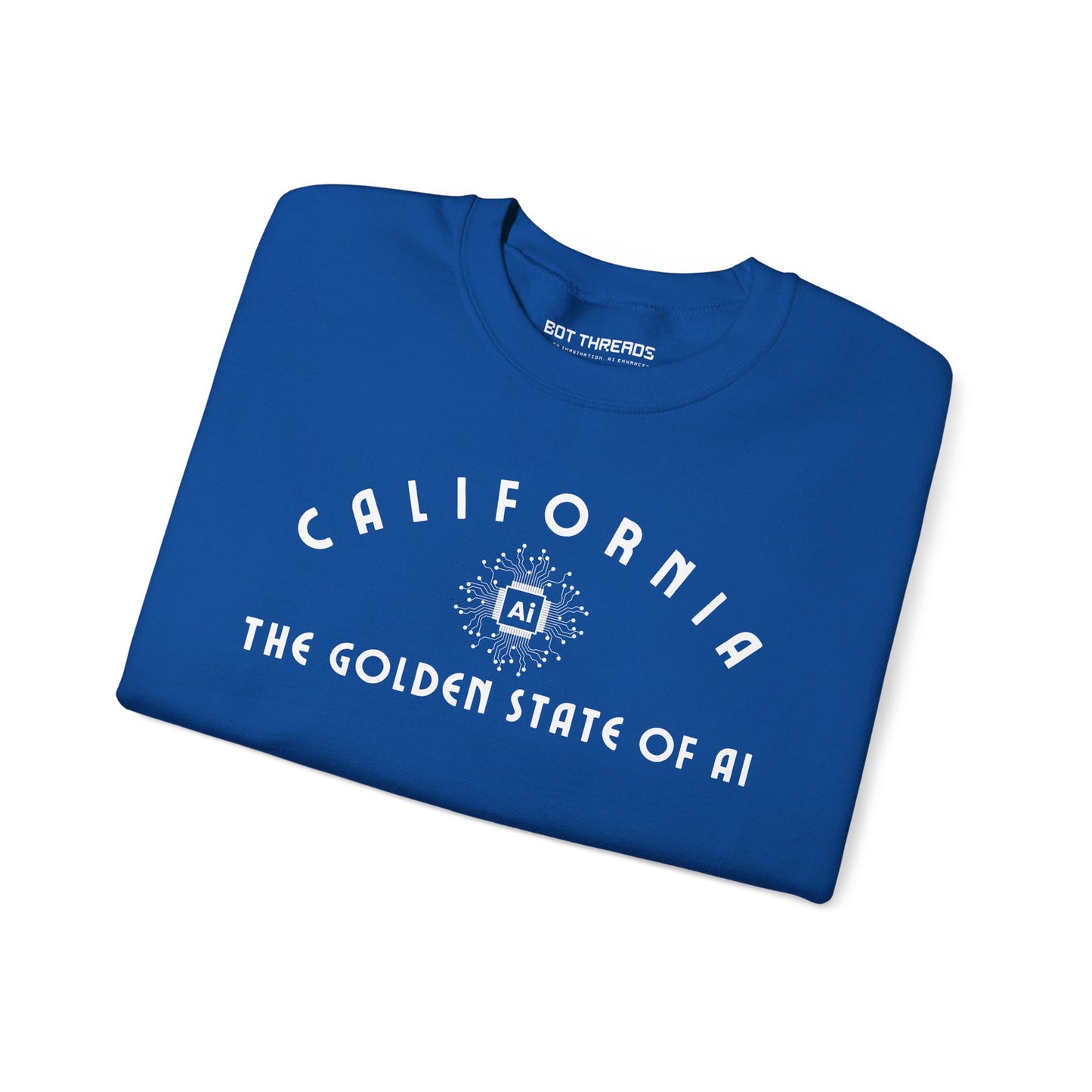 California The Golden State of AI - Crewneck Sweatshirt