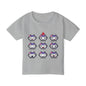 Toddler Robot Emotions (Girl) Short Sleeve Tee
