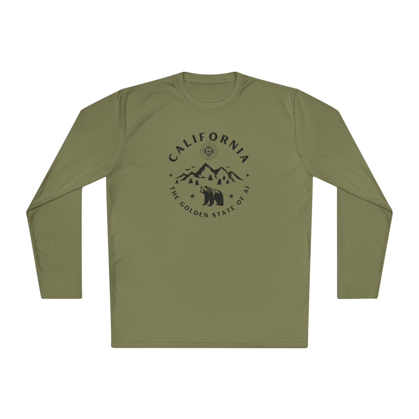 California The Golden State of AI - Unisex Long Sleeve Tee