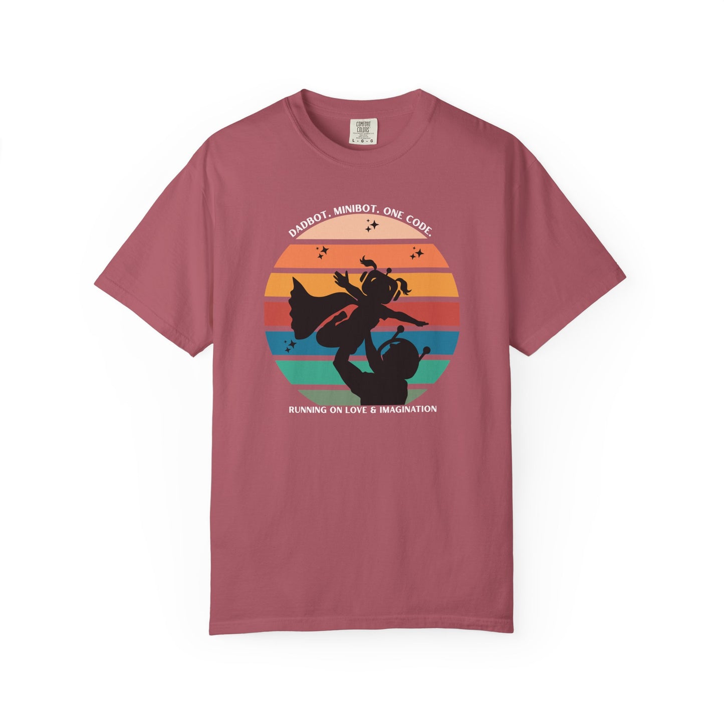 DadBot. MiniBot (girl). One Code.  Unisex T-shirt
